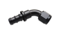 Vibrant Push-On 60 Degree Hose End Elbow Fitting Size -12AN