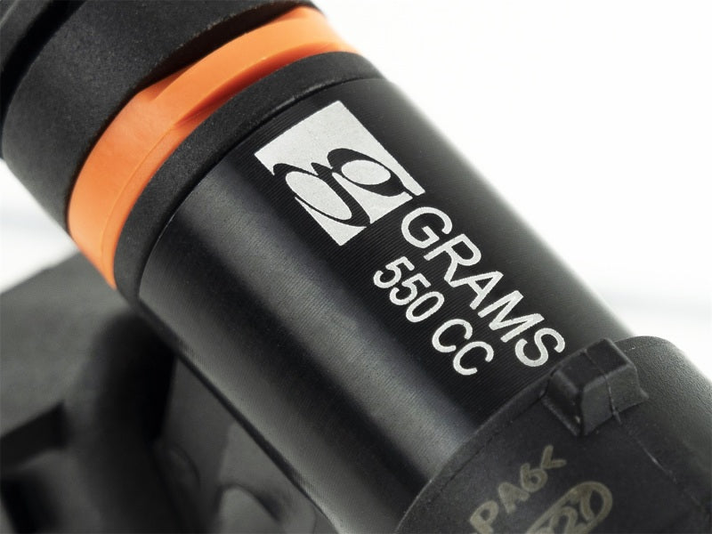 Grams Performance Nissan 240sx/S13/S14/S15/SR20 (Top Feed 14mm) 550cc Fuel Injectors (Set of 4)