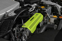 PERRIN 22-26 Subaru WRX Pulley Cover - Neon Yellow (SHORT - For Use w/PERRIN AOS)
