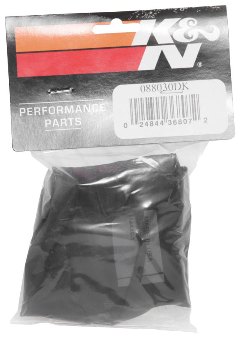 K&N Drycharger Air Filter Wrap 8-3/4in X 10-1/4in X 3in Black