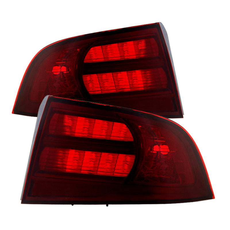 Xtune Acura Tl 04-08 OEM Style Tail Lights Red Smoked ALT-JH-ATL04-OE-RSM