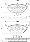 StopTech Performance Brake Pads