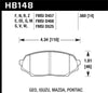 Hawk 90-93 Geo Storm / 90-92 Isuzu Impulse / 90-93 Mazda Miata DTC-60 Front Race Brake Pad