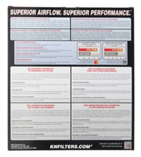 K&N Replacement Air Filter BMW X6 3.0L; 08-09