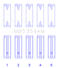 King Engine Bearings Mazda FE 2.0L Main Bearing Set