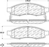 StopTech Street Select Brake Pads - Rear