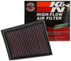 K&N 2016 Renault Megane IV L4-1.5L DSL Replacement Drop In Air Filter
