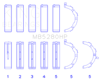 King Engine Bearings Ford Prod. V8 4.6L/5.4L Performance Main Bearing Set - Size +0.026mm