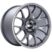 BBS CH-R 19x12 5x130 ET45 CB71.6 Satin Titanium Polished Rim Protector Wheel