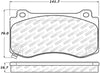 StopTech Street Select Brake Pads - Rear