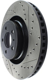 StopTech Slotted & Drilled Sport Brake Rotor - 2015 Ford Mustang Non-Brembo - Front Left