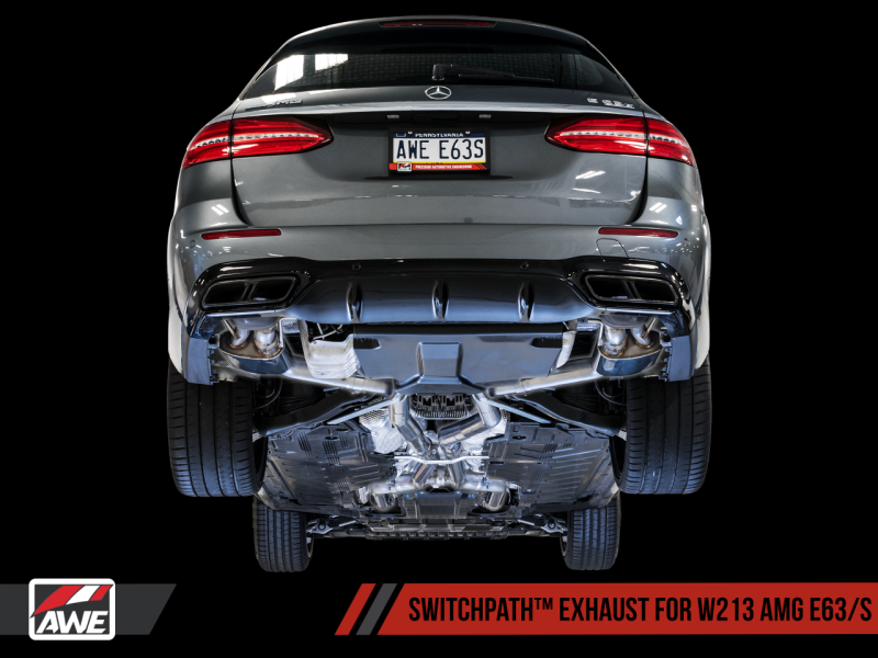 AWE Tuning Mercedes-Benz W213 AMG E63/S Sedan/Wagon SwitchPath Exhaust System - for Non-DPE Cars