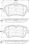 StopTech Sport Brake Pads w/Shims and Hardware - Rear