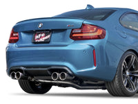 aFe MACHForce XP 3in - 2 1/2in Axle Back 304SS Exhaust w/ Carbon Fiber Tips 16-17 BMW M2 (f87)