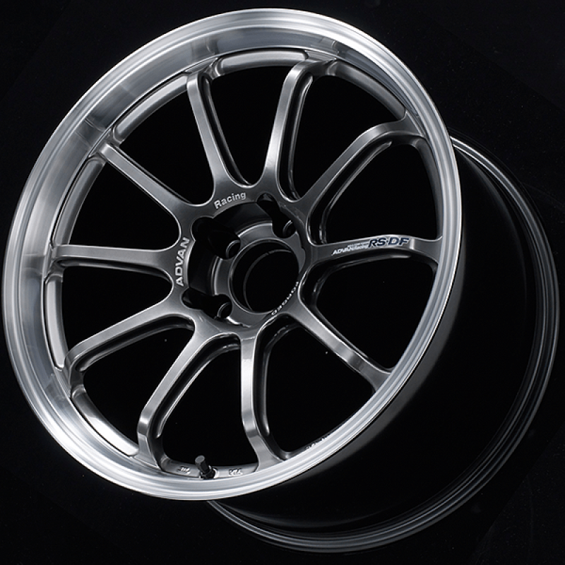 Advan RS-DF Progressive 19x8.0 +44 5-114.3 Machining & Racing Hyper Black Wheel