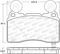 StopTech Performance 14-19 Cadillac CTS Front Brake Pads