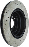 StopTech Sport Cross Drilled Brake Rotor - Front Left