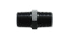 Vibrant 1/2in NPT x 1/2in NPT Straight Union Pipe Adapter Fitting - Aluminum