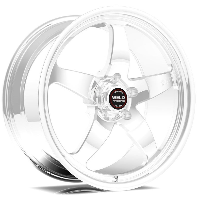 Weld S71 20x10.5 / 5x5 BP / 7.7in. BS(50mm Offset) Polished Wheel (High Pad) - Non-Beadlock