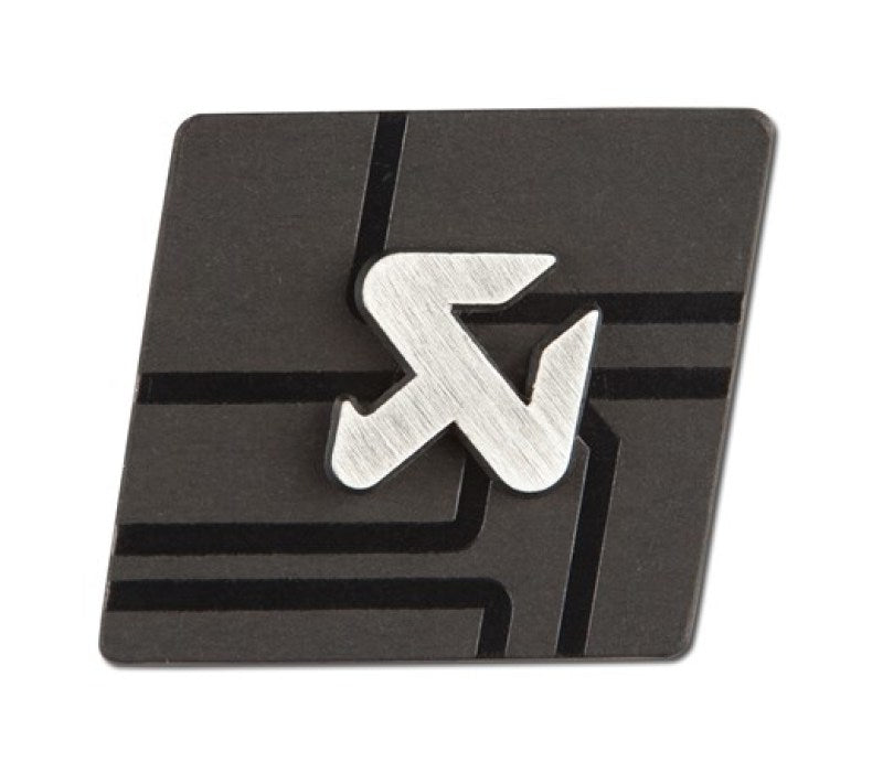 Akrapovic Cut silver pin