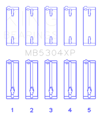 King Engine Bearings Mazda B6/B6-T/ZM/B3/B5 Main Bearing Set - Size STD