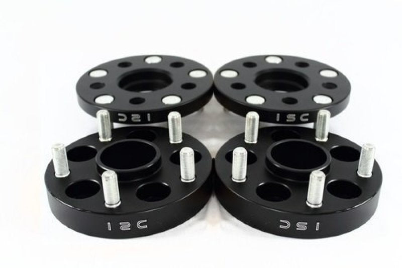 ISC Suspension 5x114.3 Hub Centric Wheel Spacers 20mm Black (Pair)