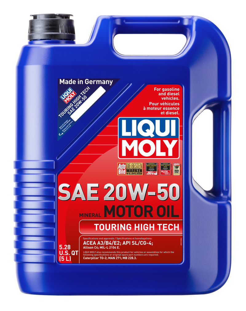 LIQUI MOLY 5L Touring High Tech Motor Oil SAE 20W50