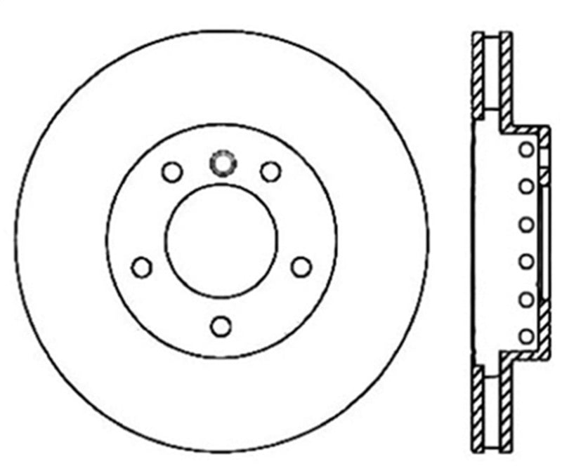 StopTech Drilled Sport Brake Rotor