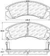 StopTech Performance 93-99 Eagle Talon 4WD / 92-04 Mitsubishi Diamante / 6/92-99 Mitsubishi Eclipse