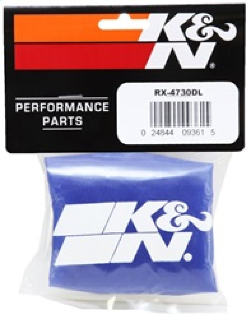 K&N Drycharger Air Filter Wrap Blue for RX-4730