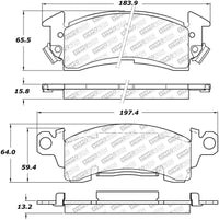 StopTech Street Select Brake Pads - Rear