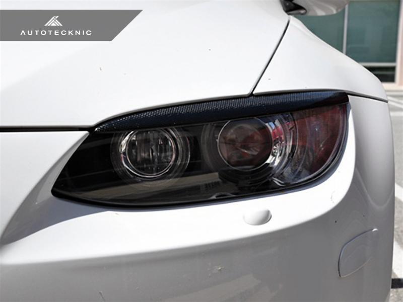 AutoTecknic Carbon Front Headlight Covers - E90/ e93 M3 & 3-Series Coupe / Convertible Pre-LCI