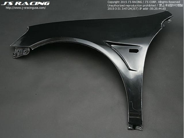 J's Racing Wide Front Fender Kit (FRP) - Acura RSX DC5 02-06