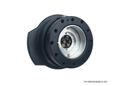 P2M Gen 2 Steering Wheel Quick Release Kit- Full Matte Black Edition
