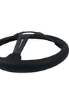 P2M Competition Steering Wheel: 340MM Deep Corn Leather