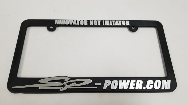 SP Engineering License Plate Frame - Innovator Not Imitator