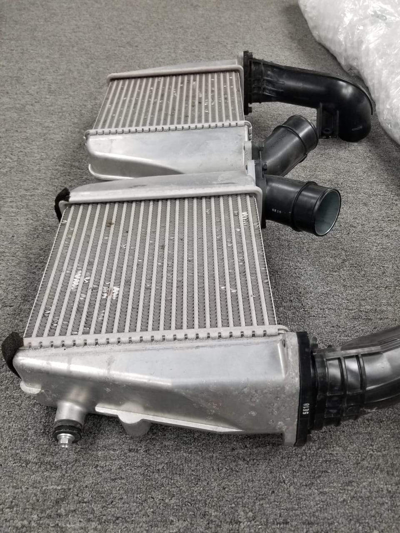 USED; NISSAN GT-R R35 OEM INTERCOOLER LEFT AND RIGHT 14461-KJ10A, 14461-KJ11A