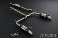 J's Racing R304 SUS 60RS Dual Exhaust: 04-08 TSX (CL7/CL9)