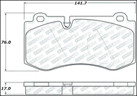 StopTech Street Select Brake Pads w/Hardware - Front
