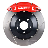 StopTech BBK 07-09 BMW 335i/335d Rear 345x28 Slotted 2pc Rotors ST-40 Red Calipers