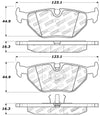 StopTech Performance 87-99 BMW M3 / 89-93 M5 / 98-02 Z3 Rear Street Performance Brake Pads