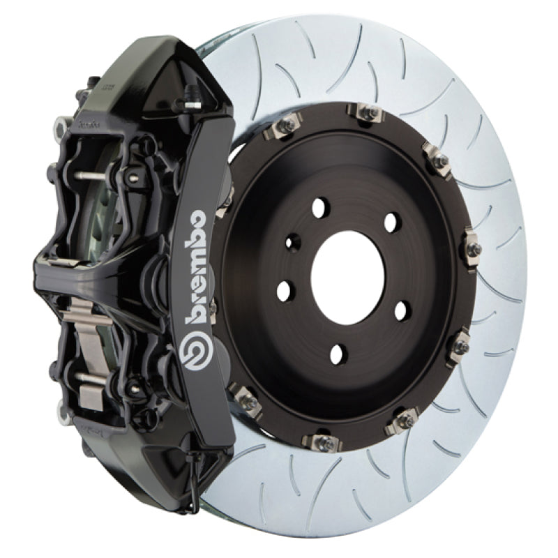 Brembo 04-10 5-Series (Excl. xDrive/M5) Fr GT BBK 6Pist Cast 405x34 2pc Rotor Slotted Type3-Black