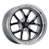 Weld S76 17x9.5 / 5x4.75 BP / 7.3in. BS Black Wheel (Medium Pad) - Non-Beadlock