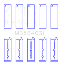 King Engine Bearings Chrysler/Dodge Gen 3 Hemi 5.7L/6.1L/6.4L Crankshaft Main Bearing Set (Set of 5)