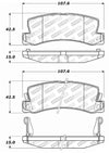 StopTech Street Select Brake Pads - Front