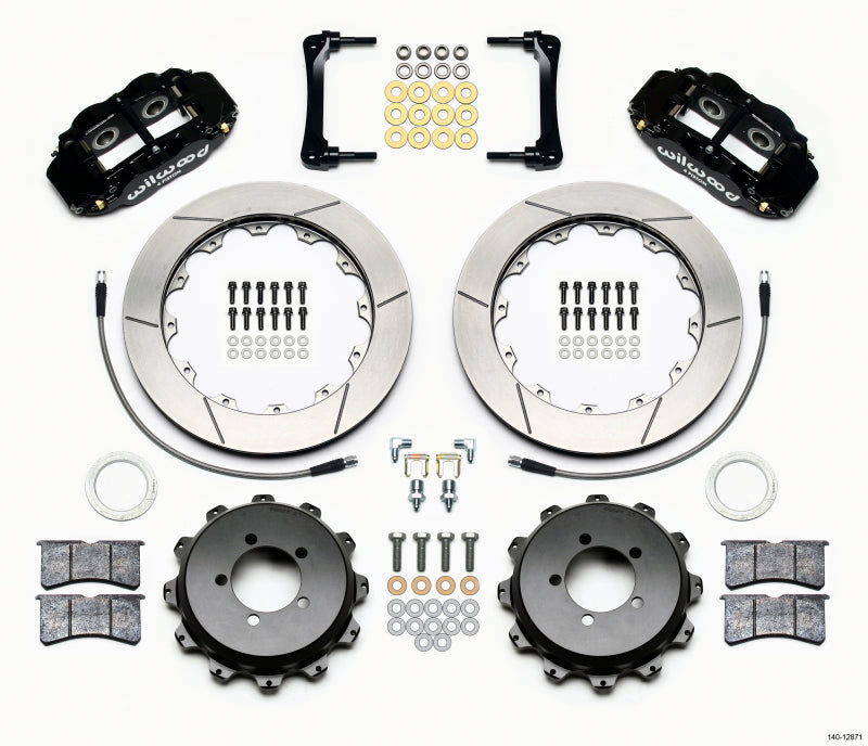 Wilwood Narrow Superlite 4R Rear Kit 12.88in 2012-Up Toyota / Scion FRS w/Lines