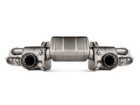 Akrapovic 2020+ Porsche Cayman GT4 (718) Slip-On Race Line (Titanium) (Req Tips / Option 2)