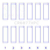 King Engine Bearings BMW S54B32 3.2L Coated Performance Rod Bearing Set
