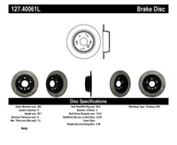 StopTech 04-08 Acura TL / 03-09 Honda Element Slotted & Drilled Left Rear Rotor