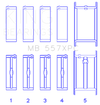 King Engine Bearings General Motors 262/ 267/ 302/ 307/ 327/ 350 pMaxBlack Coated Main Bearing Set